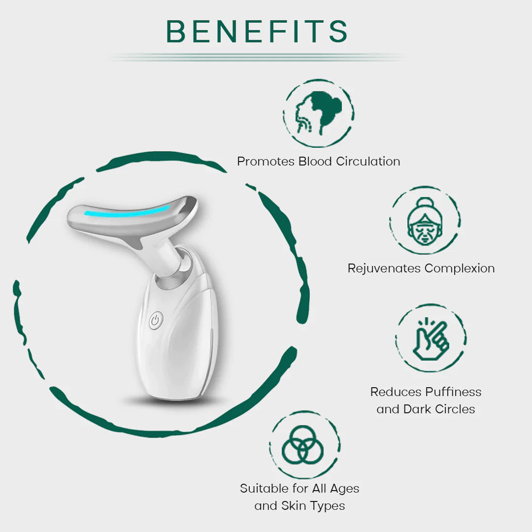 LumiLiftPro Terapia LED para  cuello y rostro